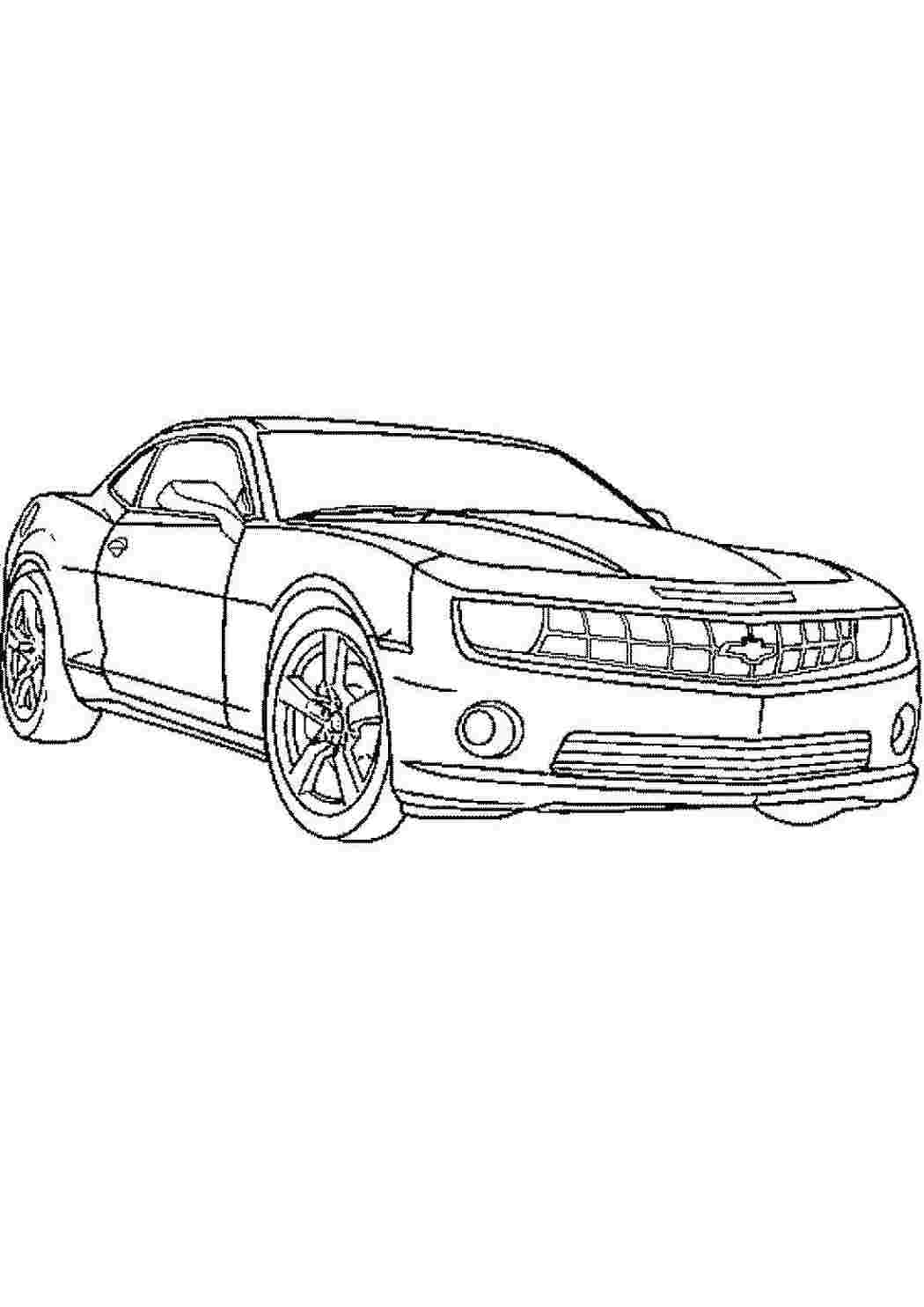 Раскраска Гарний автомобіль