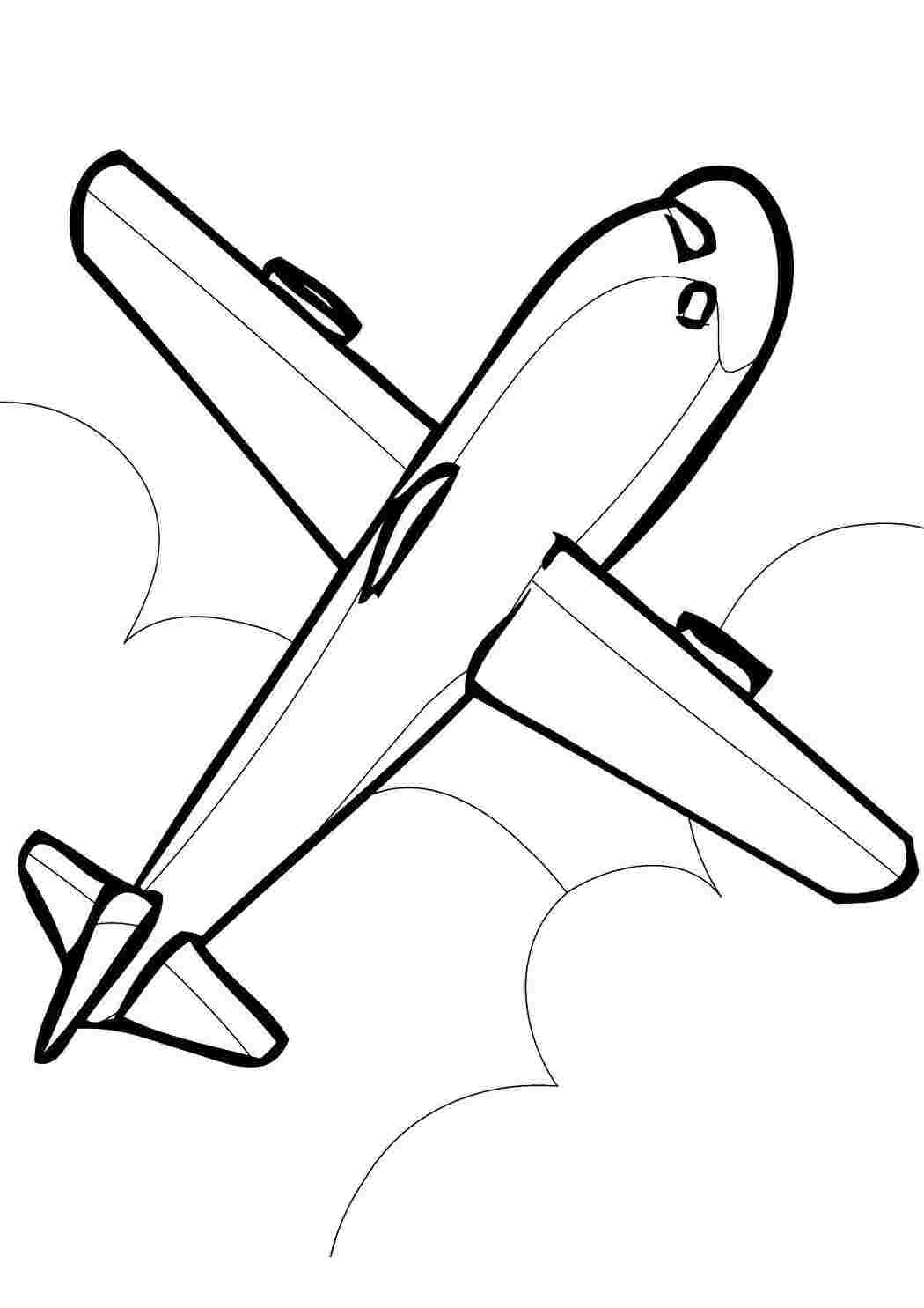 Раскраска літак