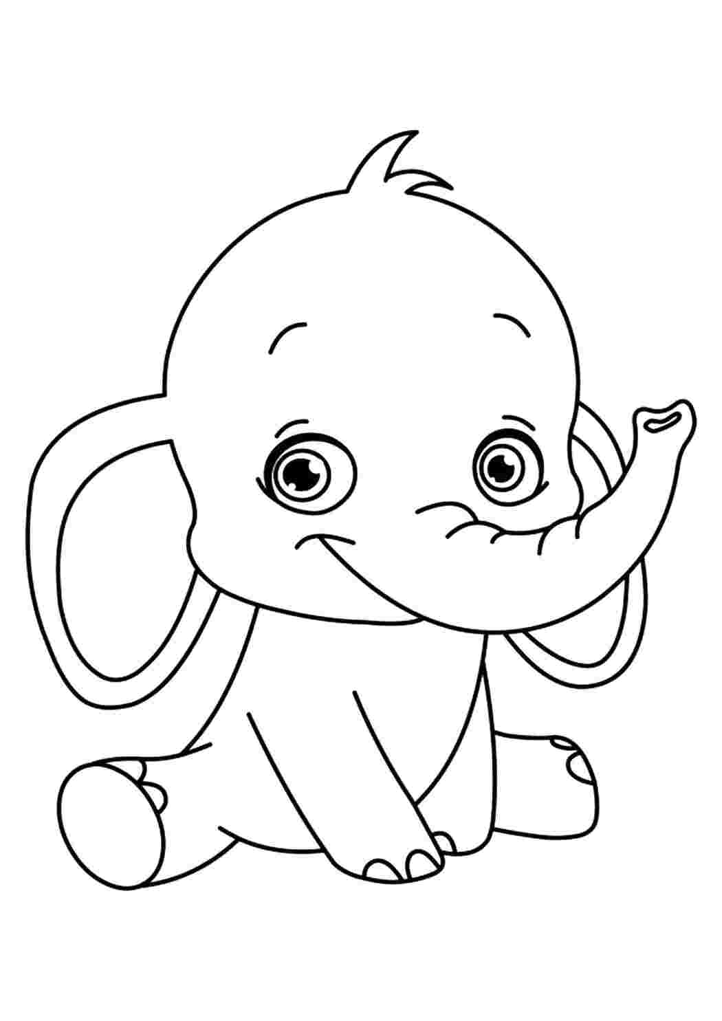 Раскраска Дамбо