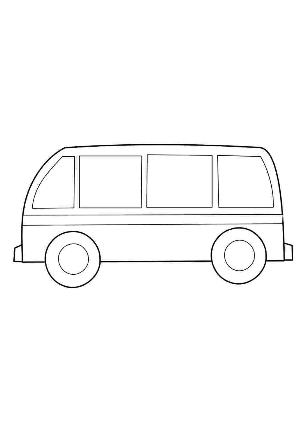 Раскраска Швидкий автобус