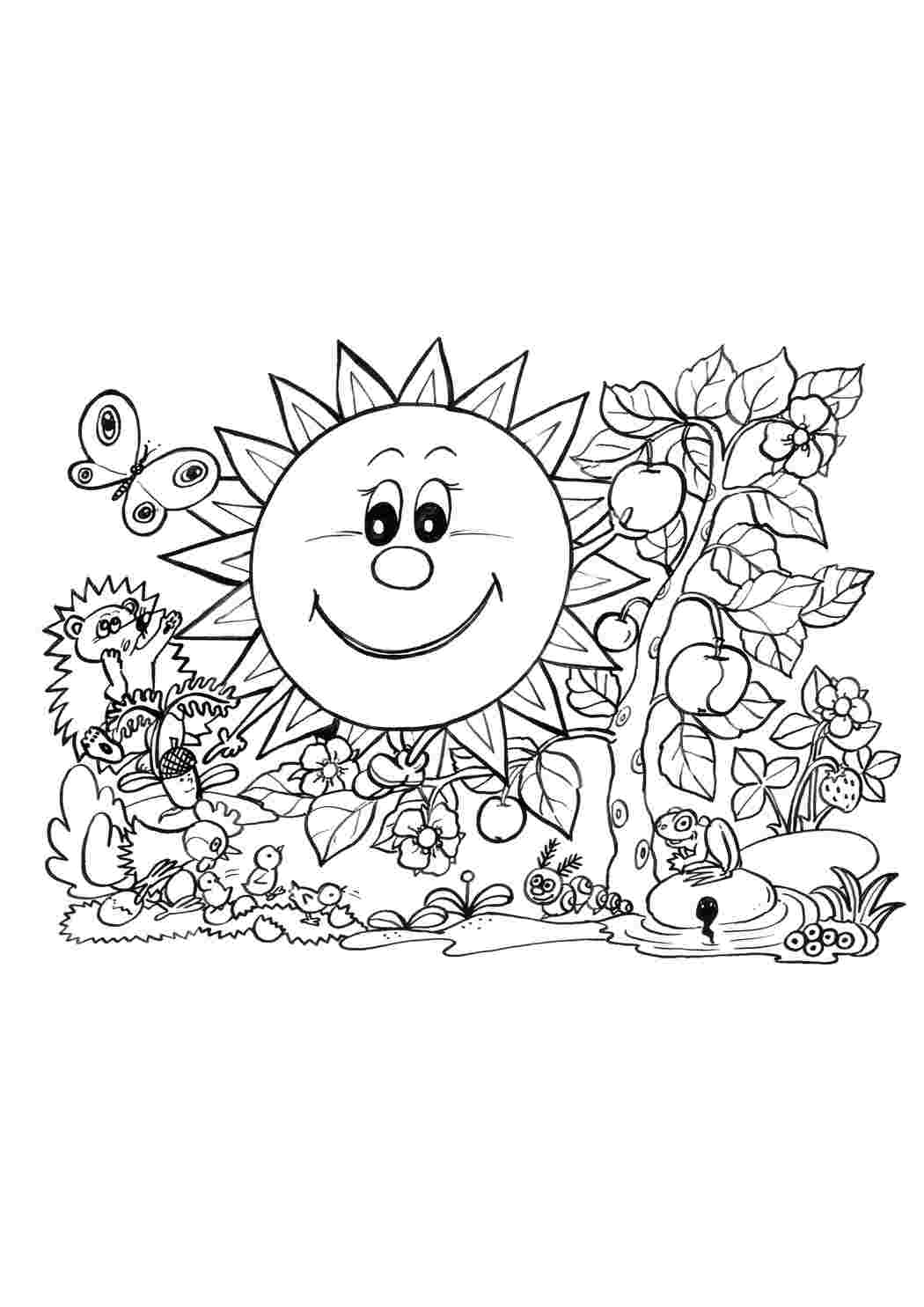 Раскраска Став з тваринами