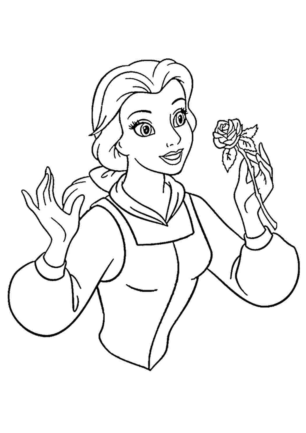 Раскраска Гарні розмальовки Яка гарна троянда