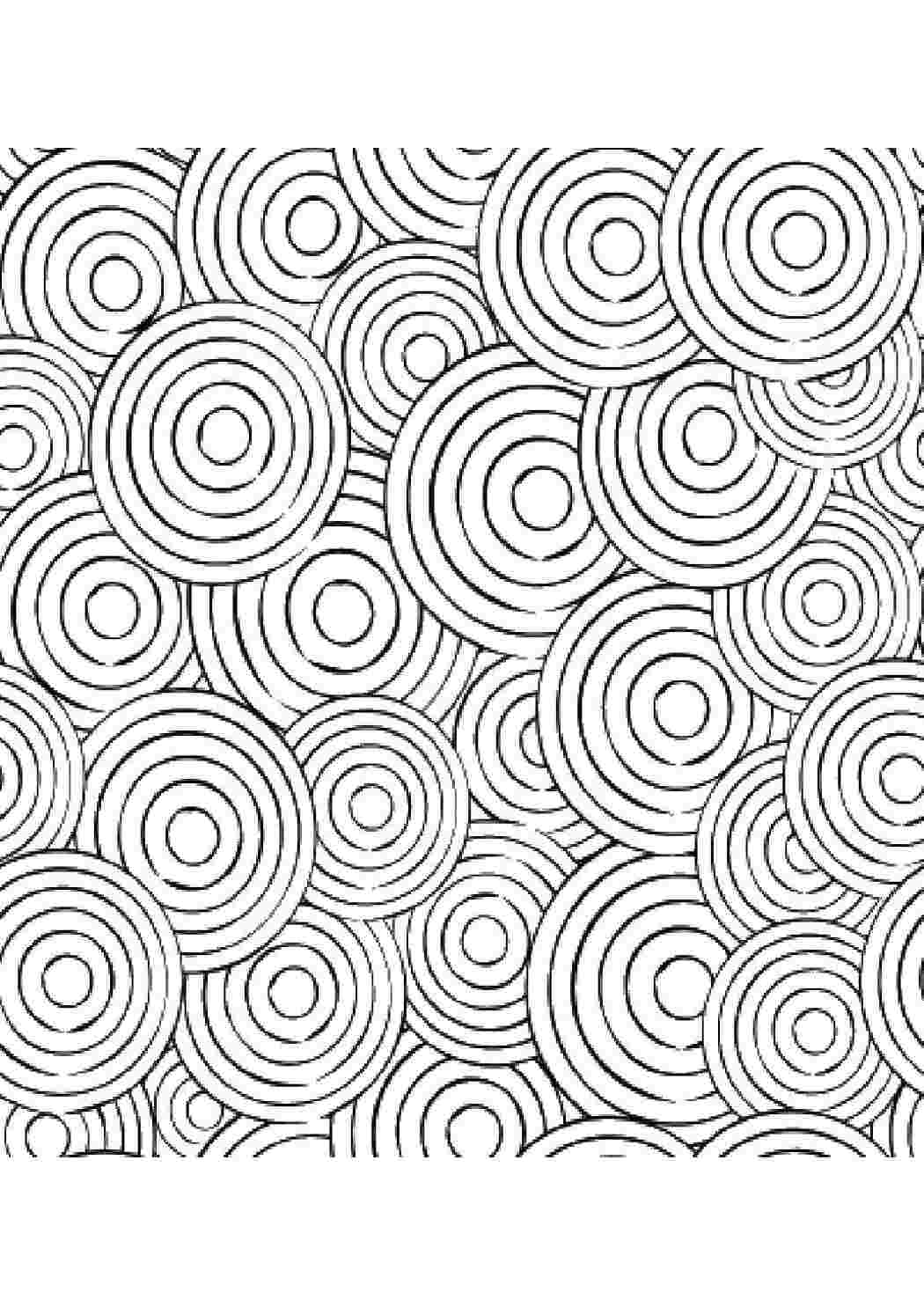 Раскраска Закручені візерунки