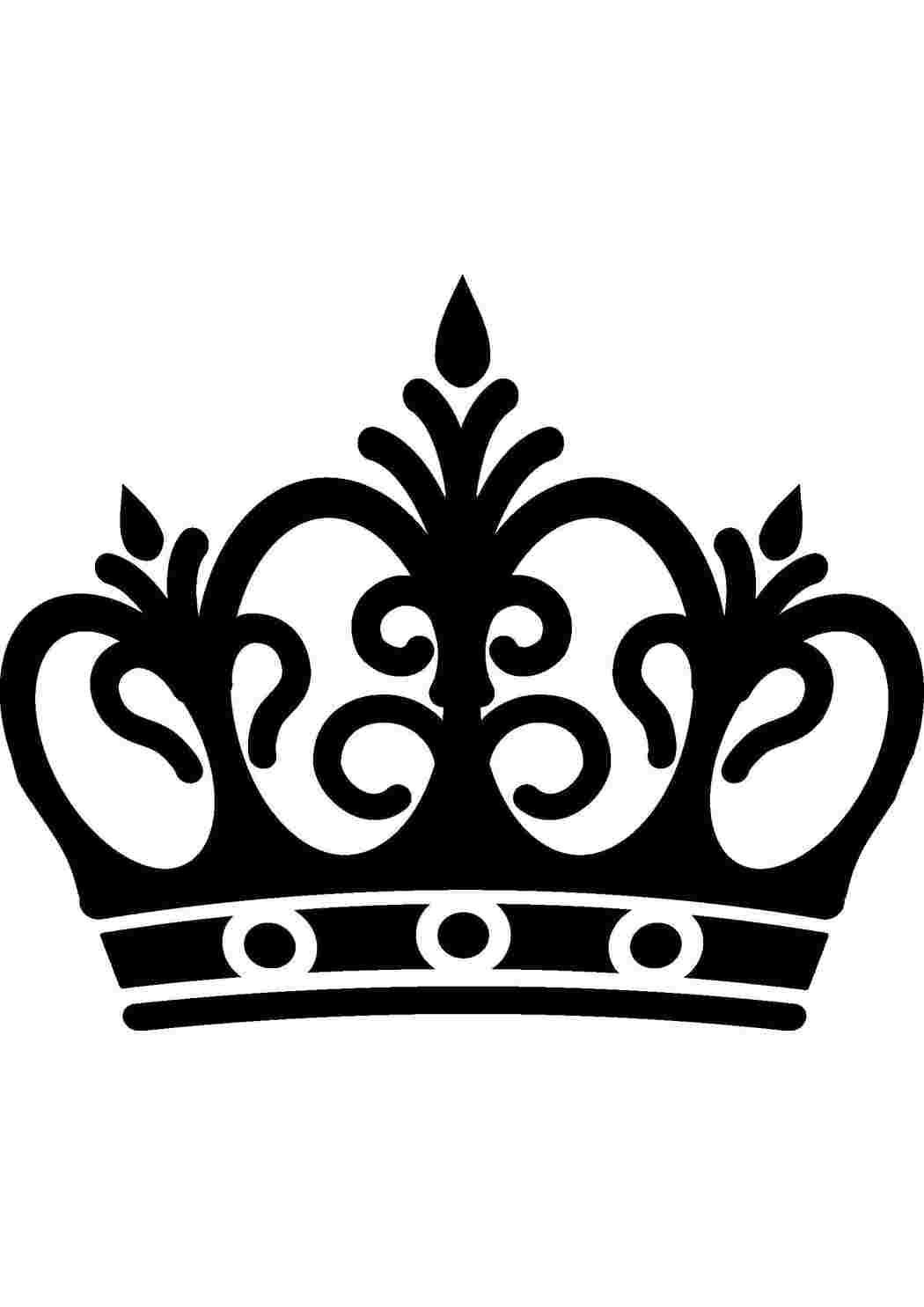 Раскраска корона