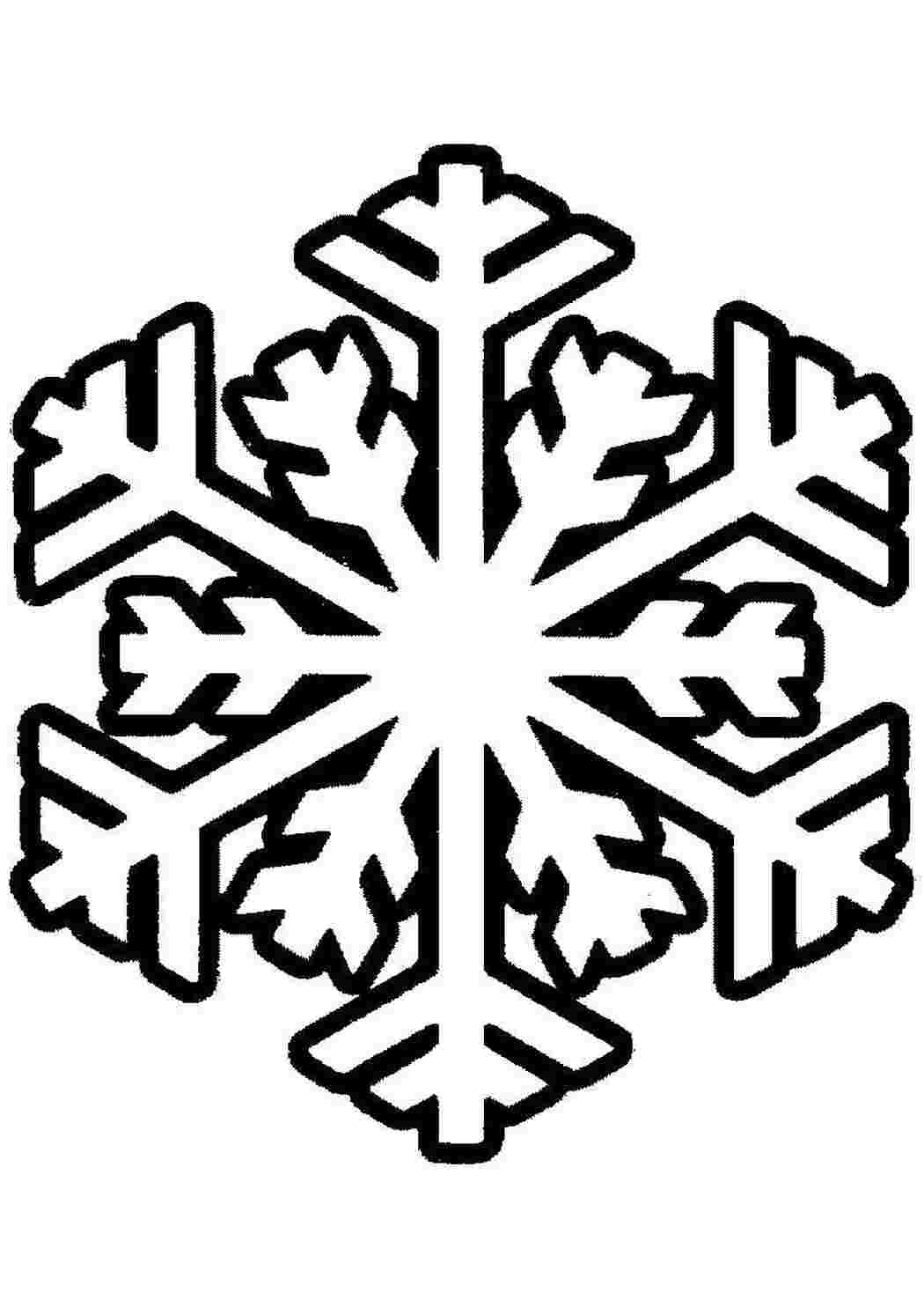 Раскраска Сніжинка