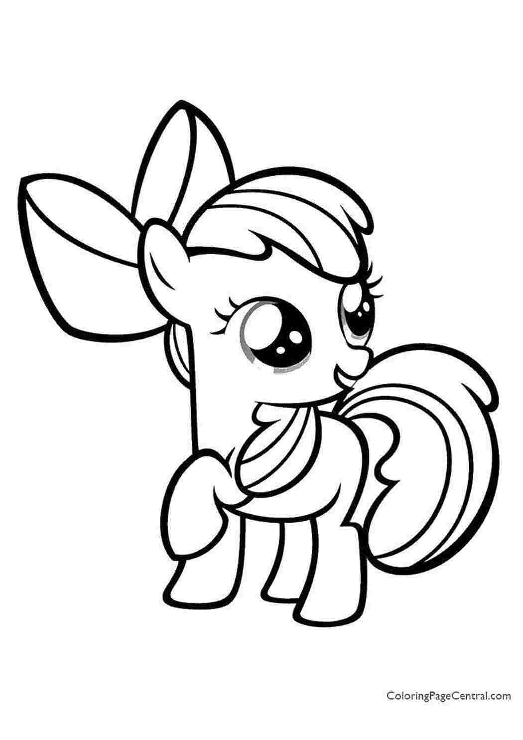 Раскраска Пні з My Little Pony
