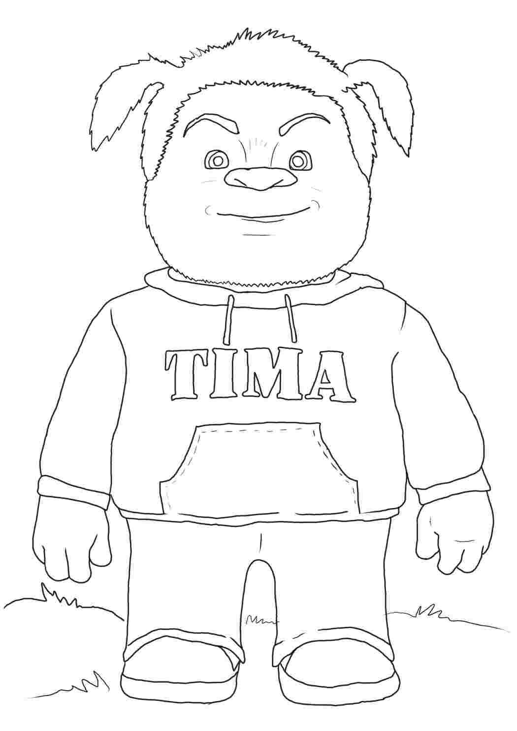 Раскраска Тіма