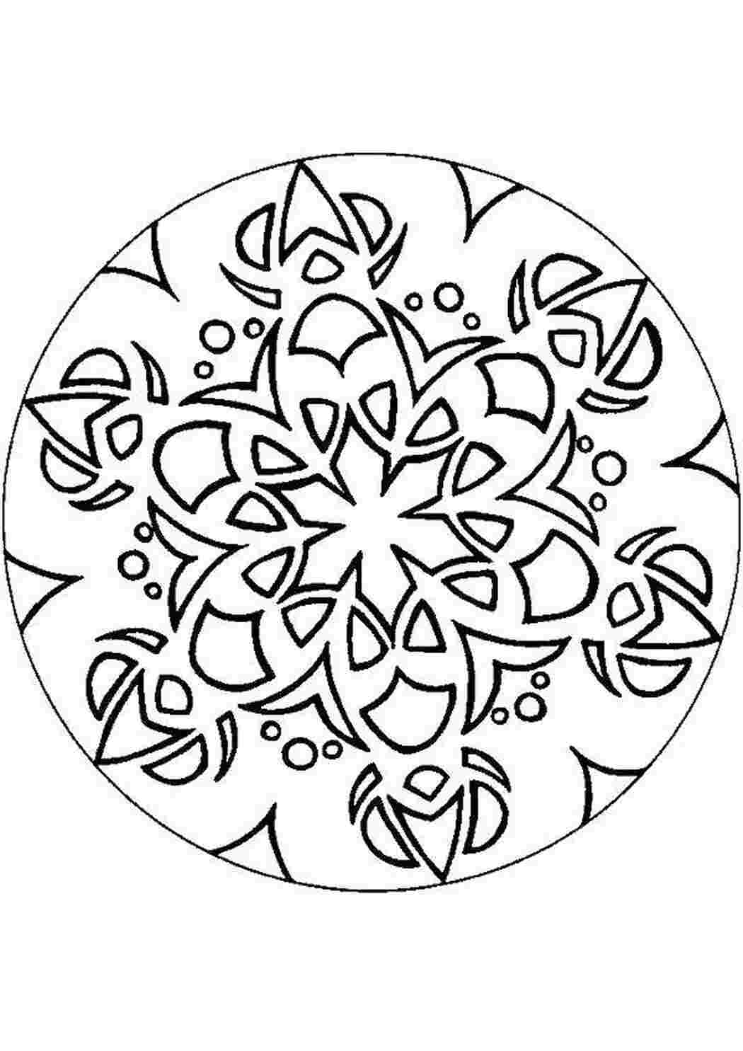 Раскраска Квітковий візерунок