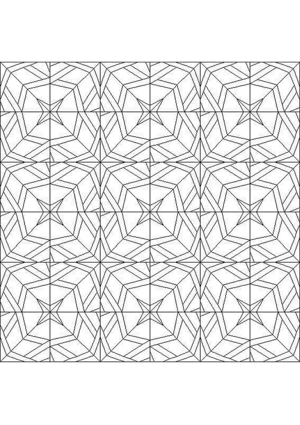 Раскраска Калейдоскоп