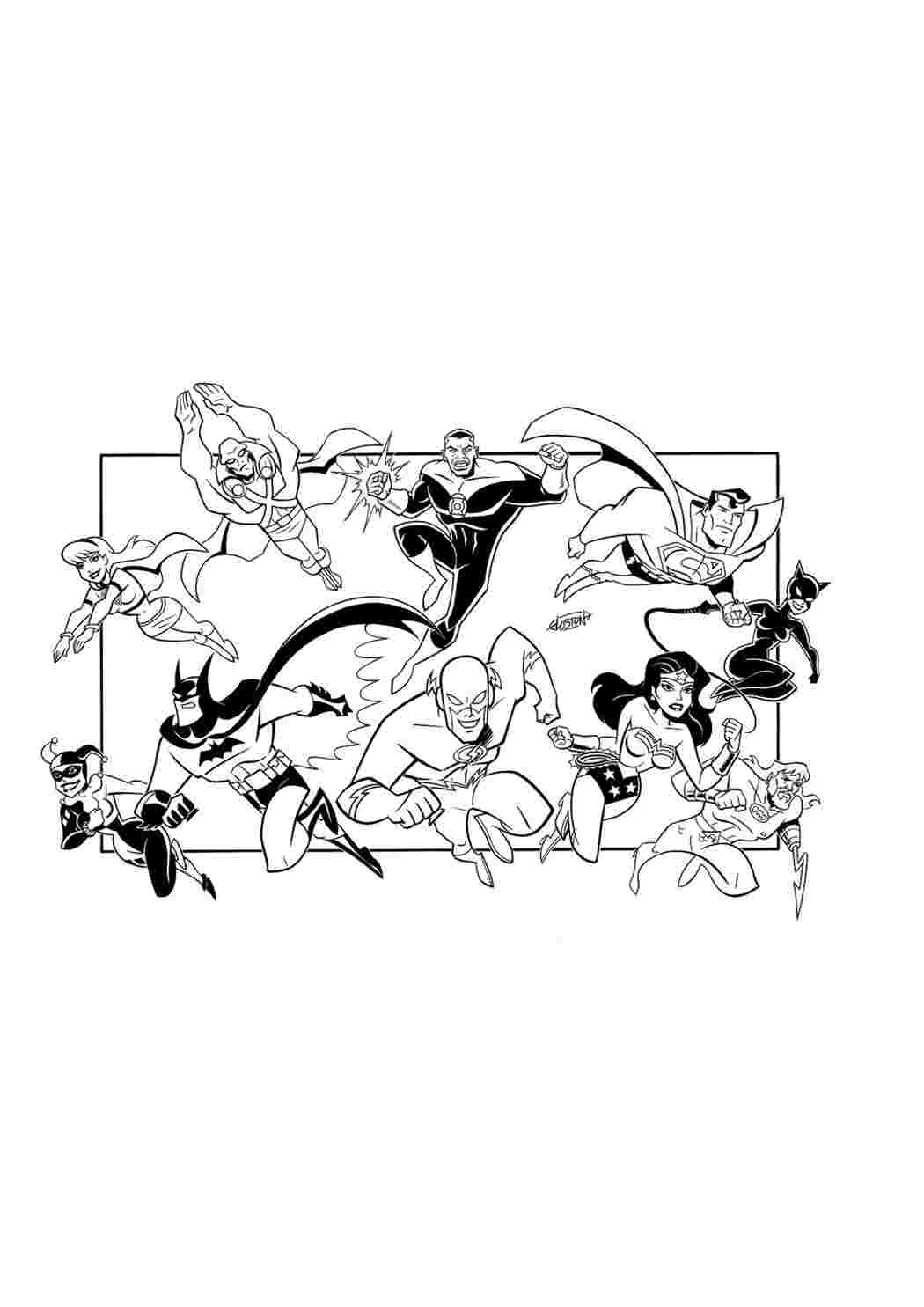 Раскраска Для хлопчиків Супергерої