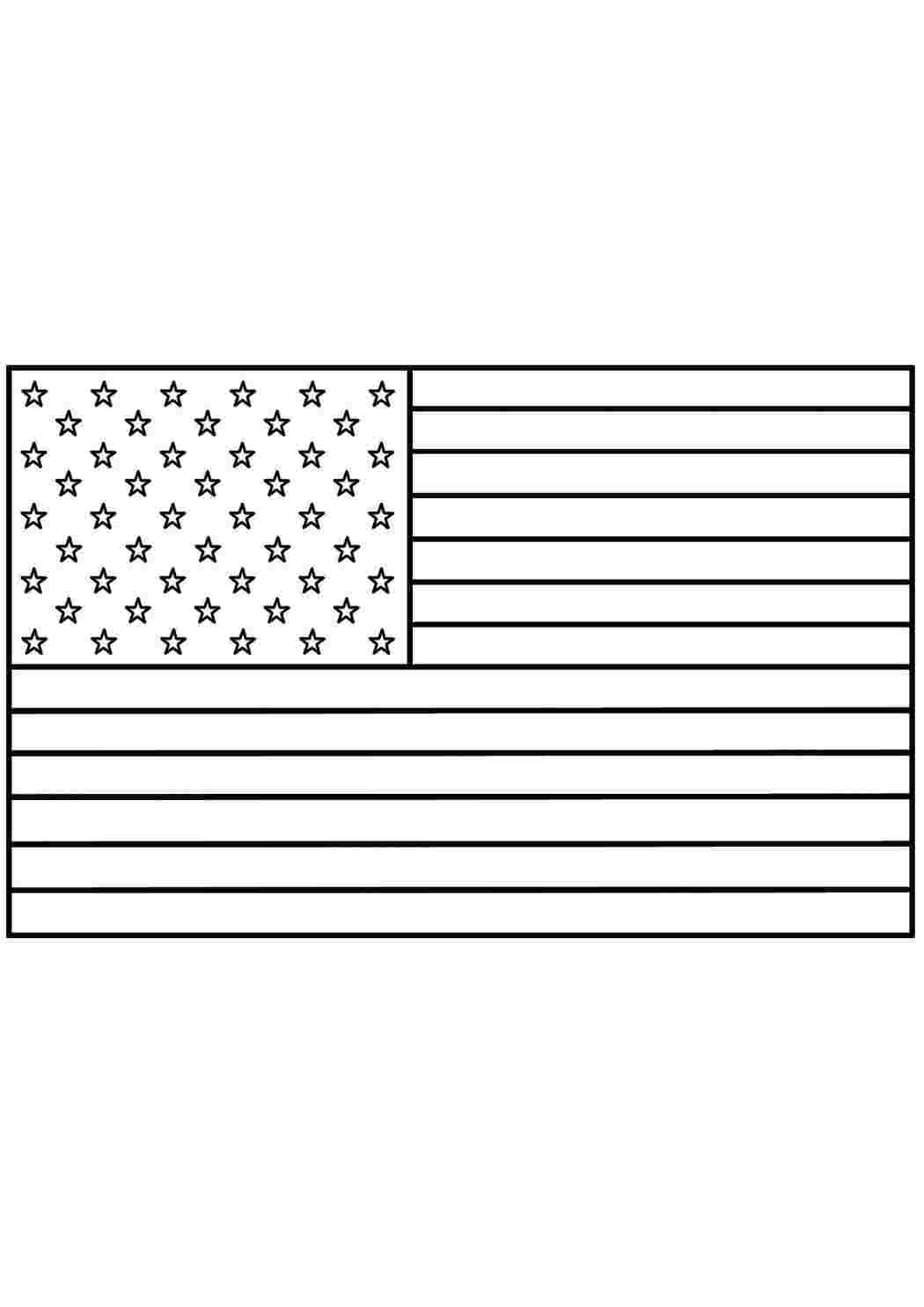Раскраска Прапор США