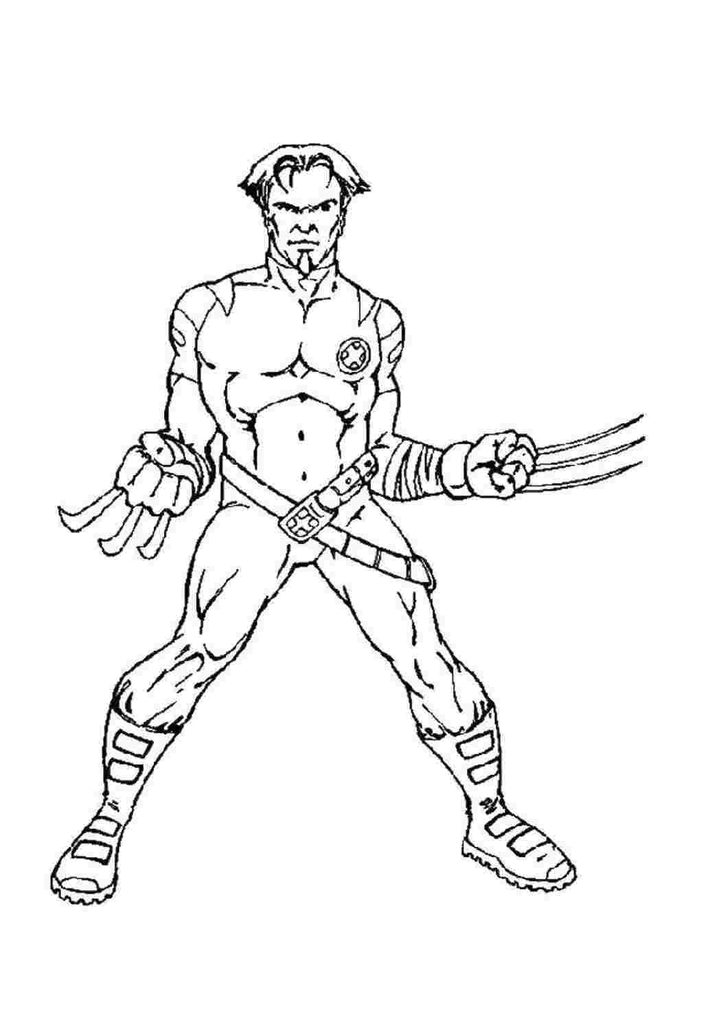 Раскраска Логан