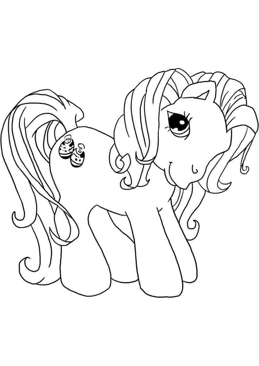 Раскраска Пні з My Little Pony