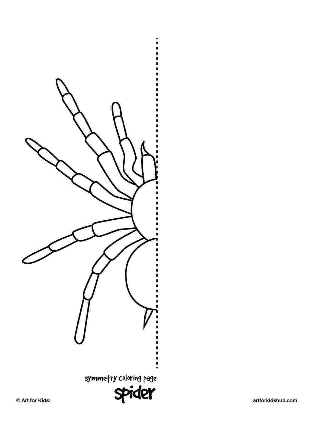 Раскраска Павук