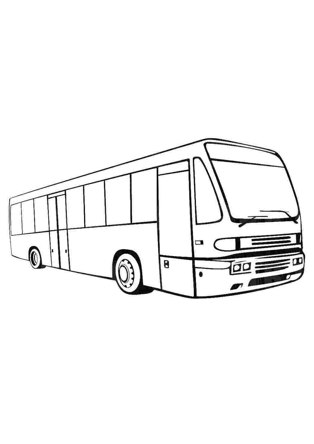 Раскраска Автобус