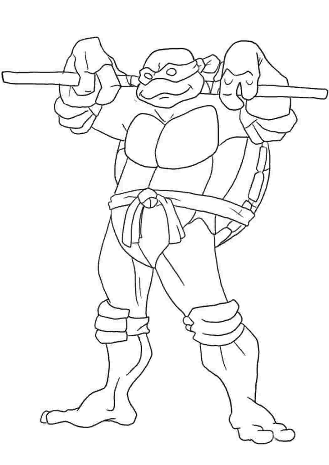 Раскраска Донателло