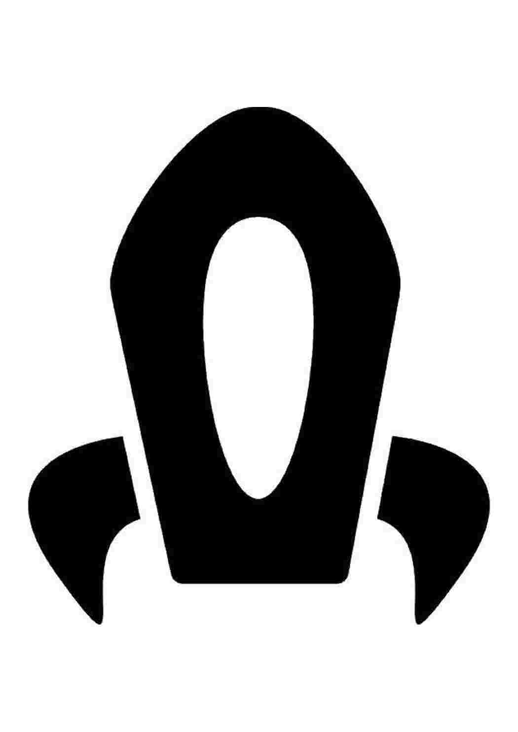 Раскраска Контур ракети