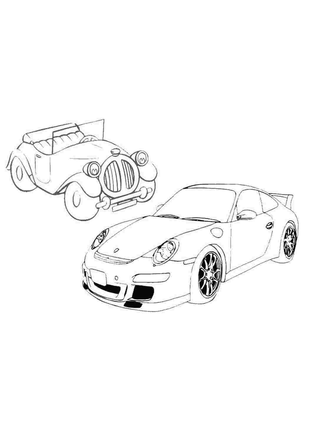 Раскраска Автомобілі