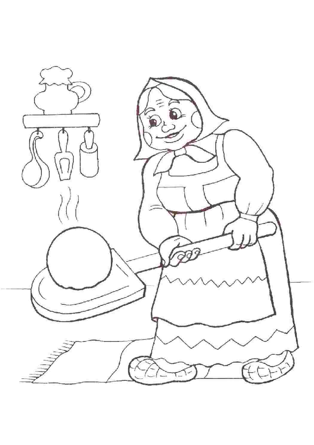 Раскраска Спекли Колобка