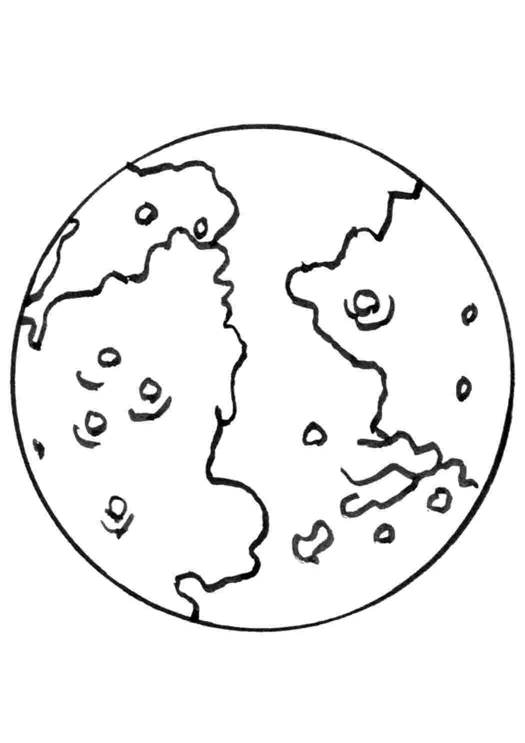 Раскраска Планета