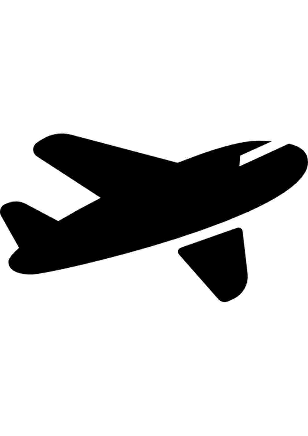 Раскраска Трафарети Контури Контури літаків