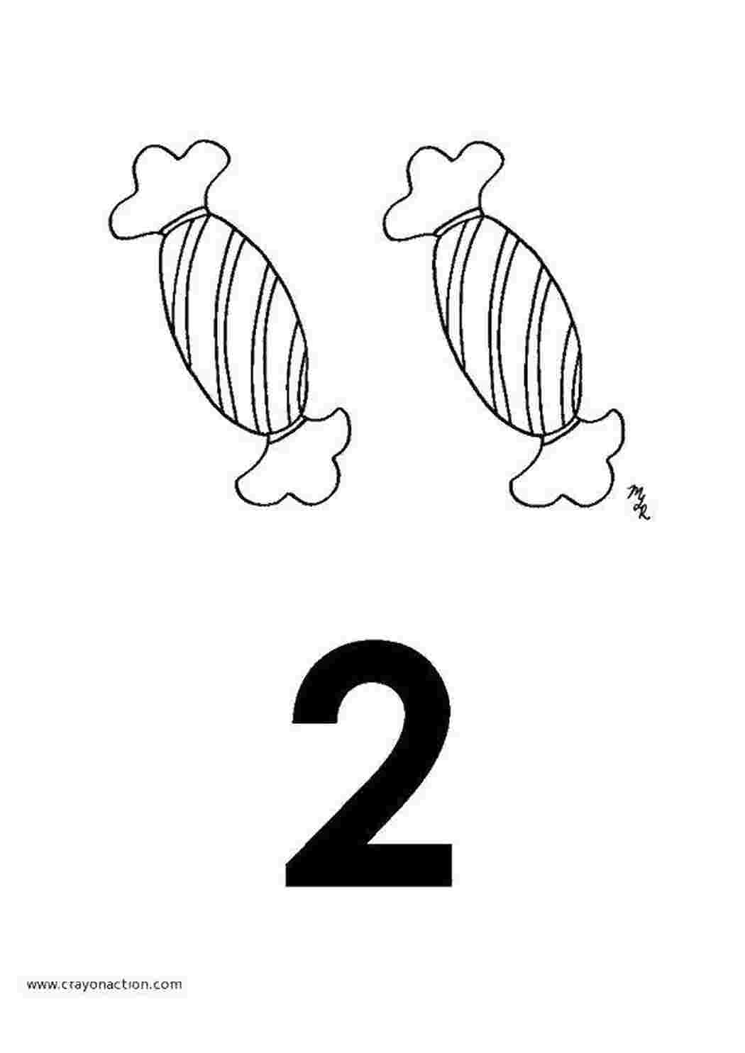 Раскраска 2 цукерки