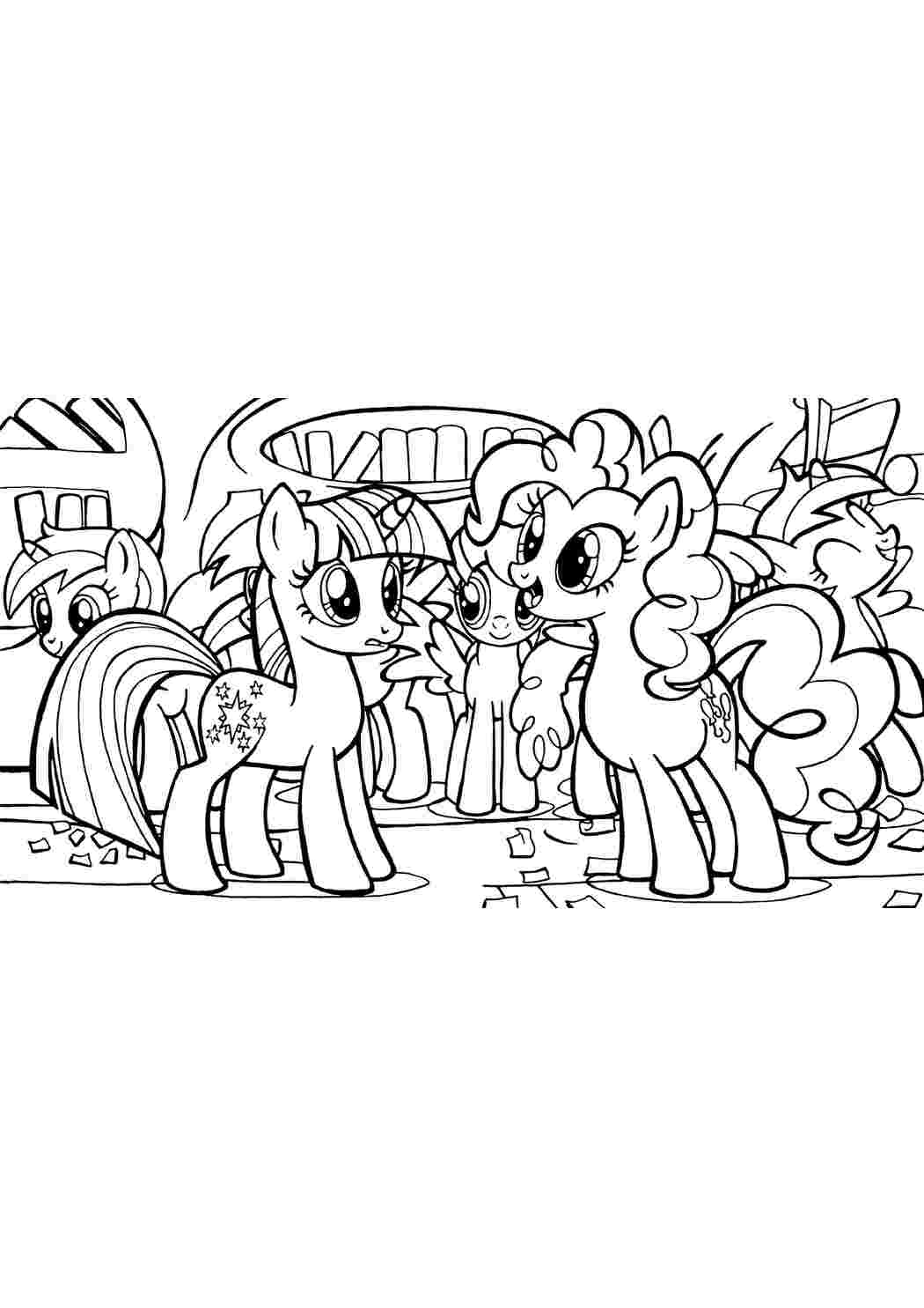 Раскраска Пончики з My Little Pony