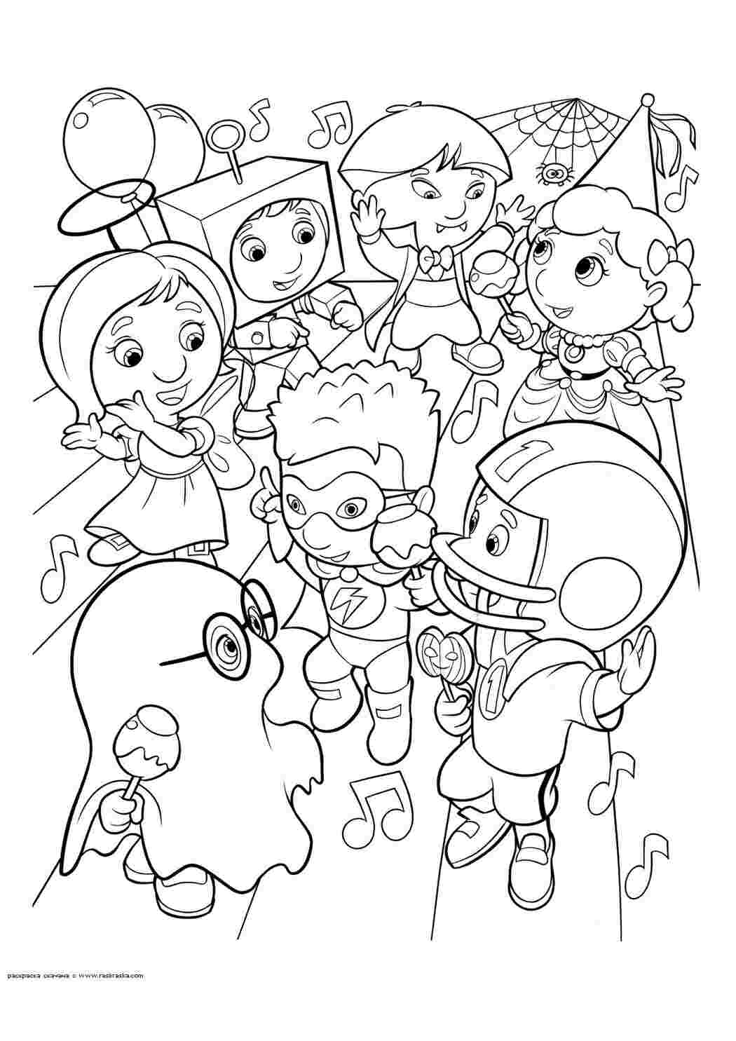 Раскраска Новорічний карнавал