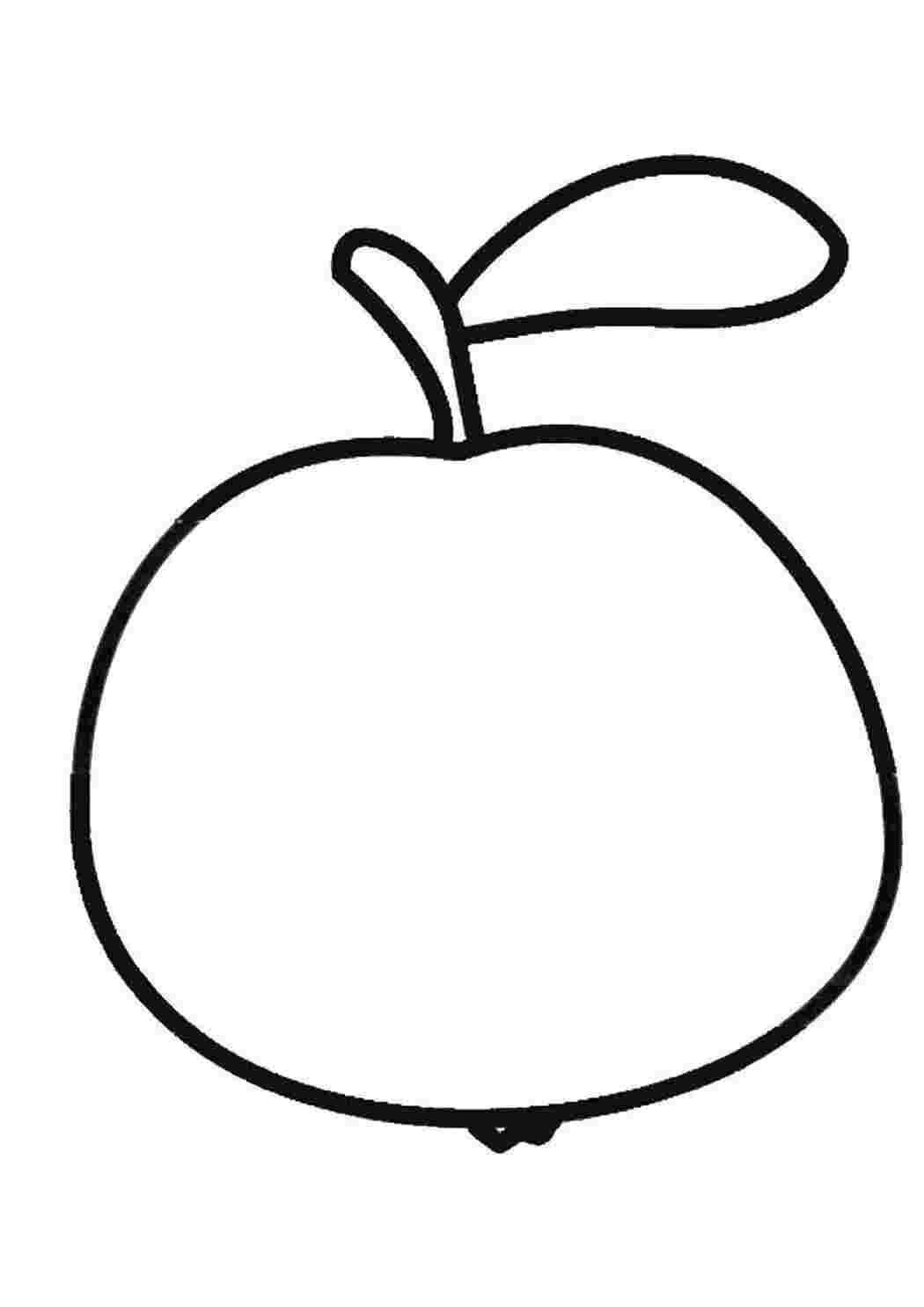 Раскраска Яблуко