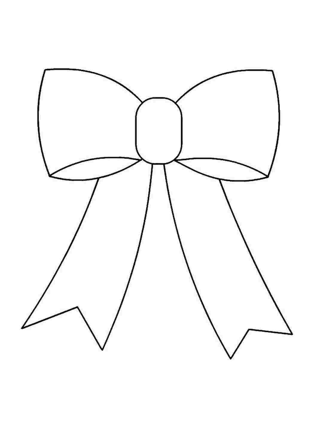 Раскраска Бантик