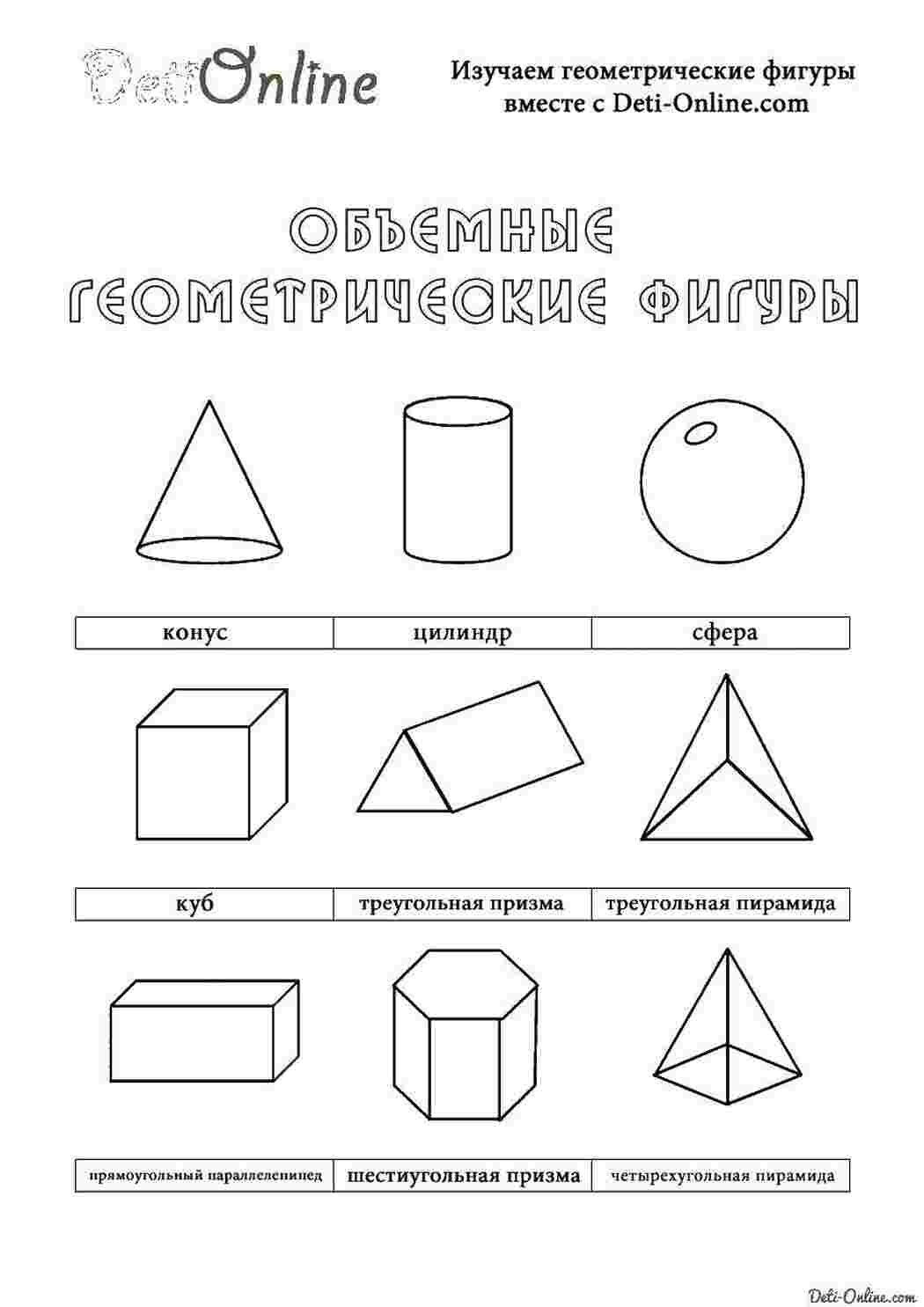 Раскраска Фігури