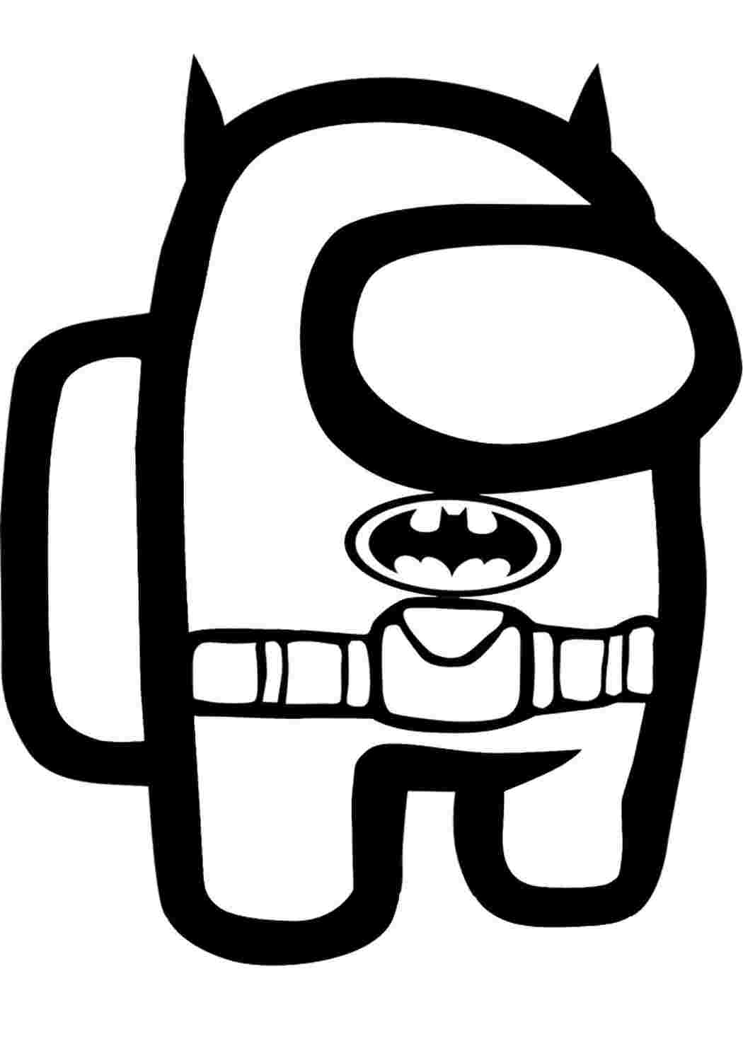 Раскраска Гарні розмальовки Бетмен