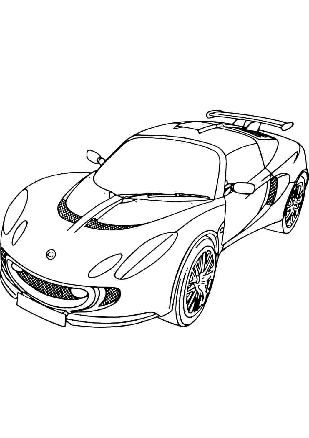 Раскраска Гарні розмальовки Розфарбування Гоночні машини Гарна машина