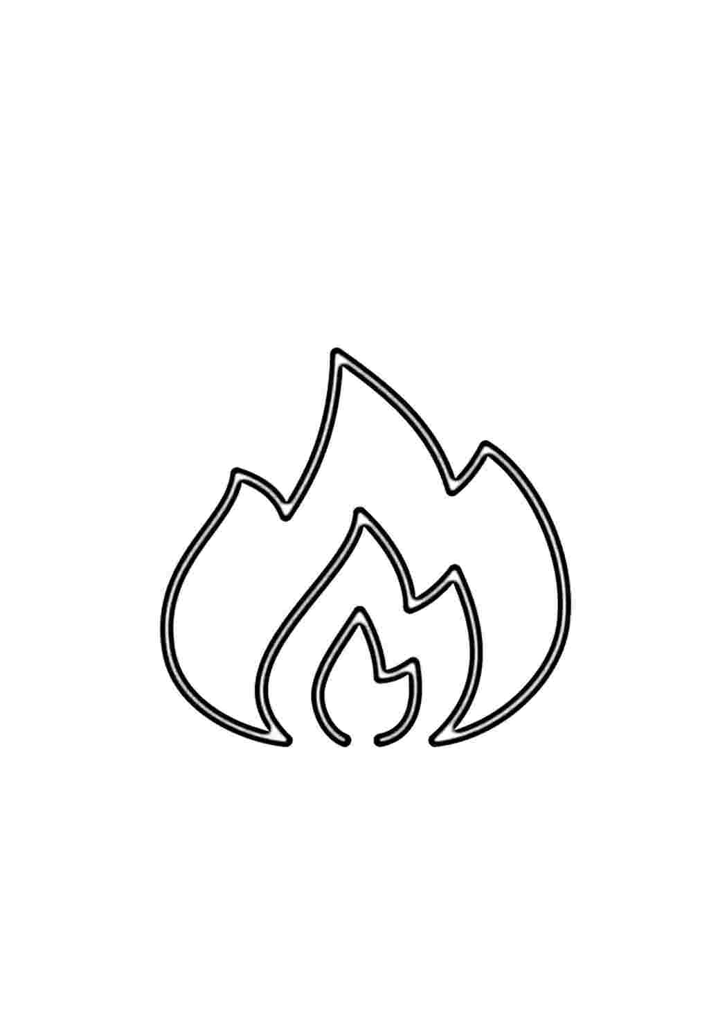 Раскраска Гарні розмальовки Маленький огонёк