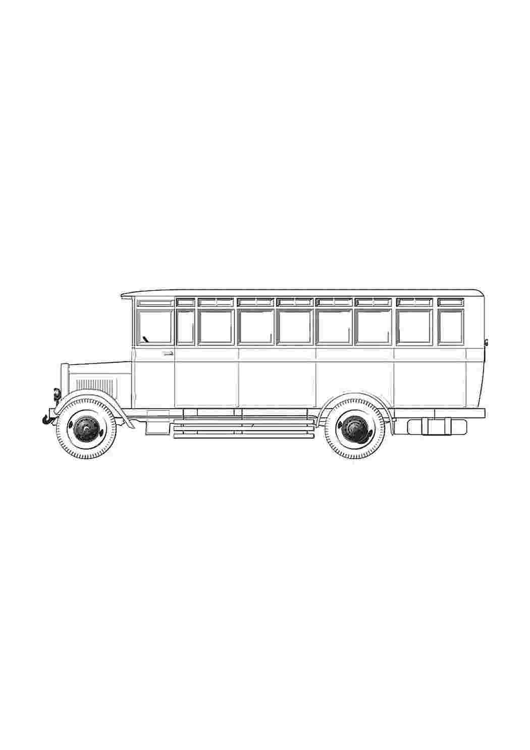 Раскраска Розфарбування автобус