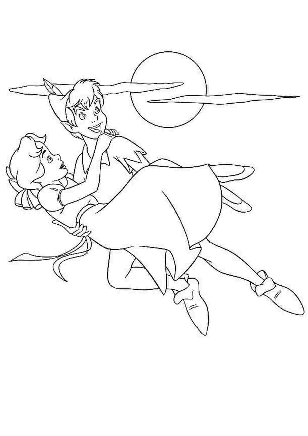 Раскраска Пітер Пен