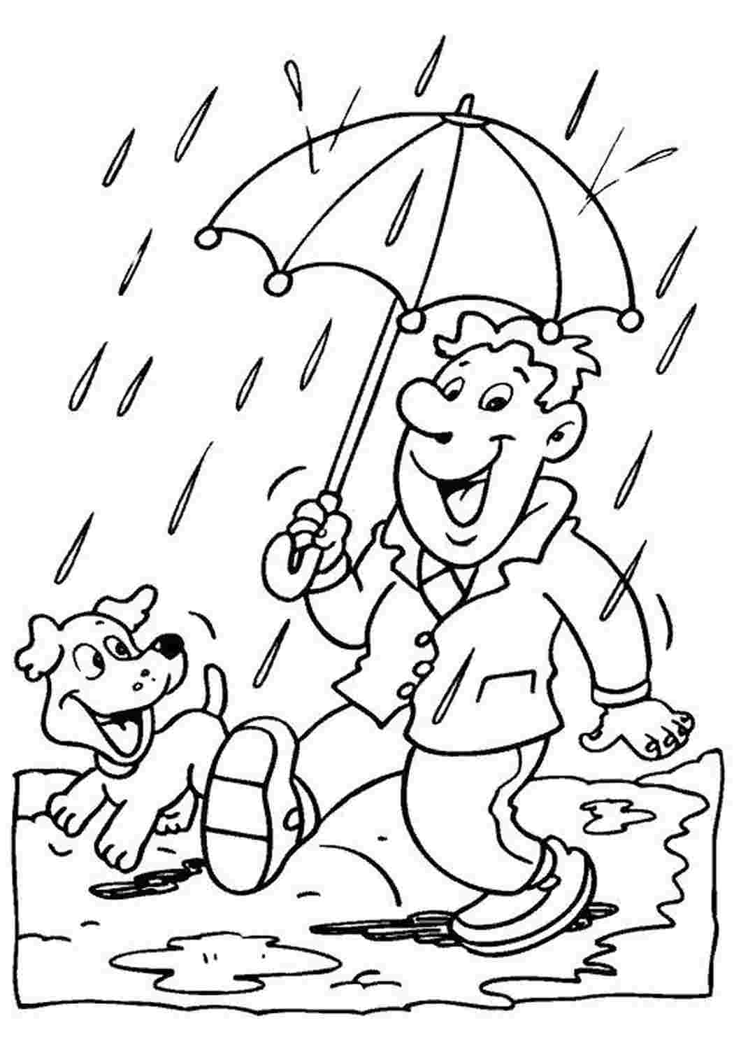 Раскраска Розфарбунки Весна Пора року