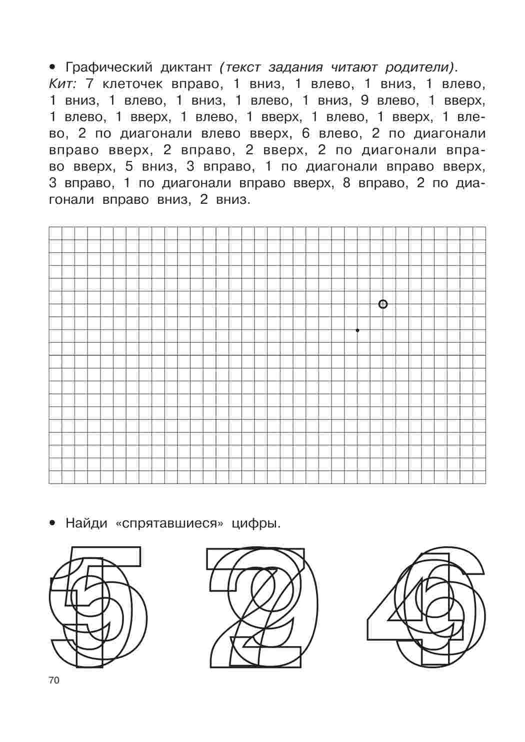 Раскраска Математичні запити та графічні диктанти