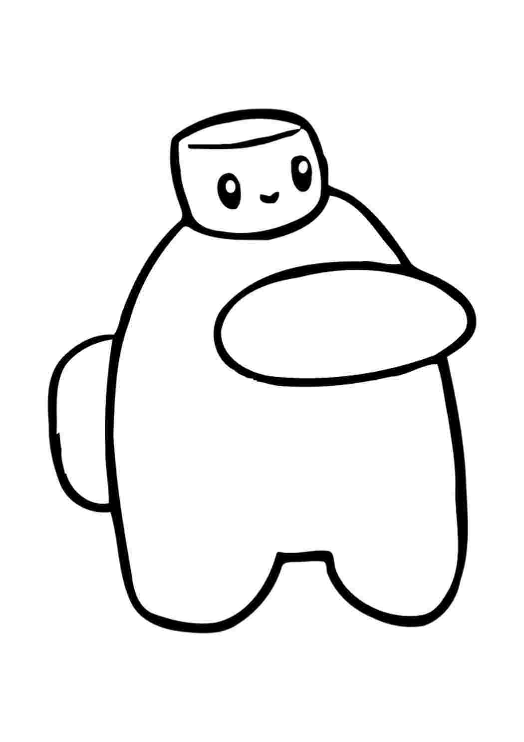 Раскраска Гарні розмальовки Персонаж та усміхнена шапка