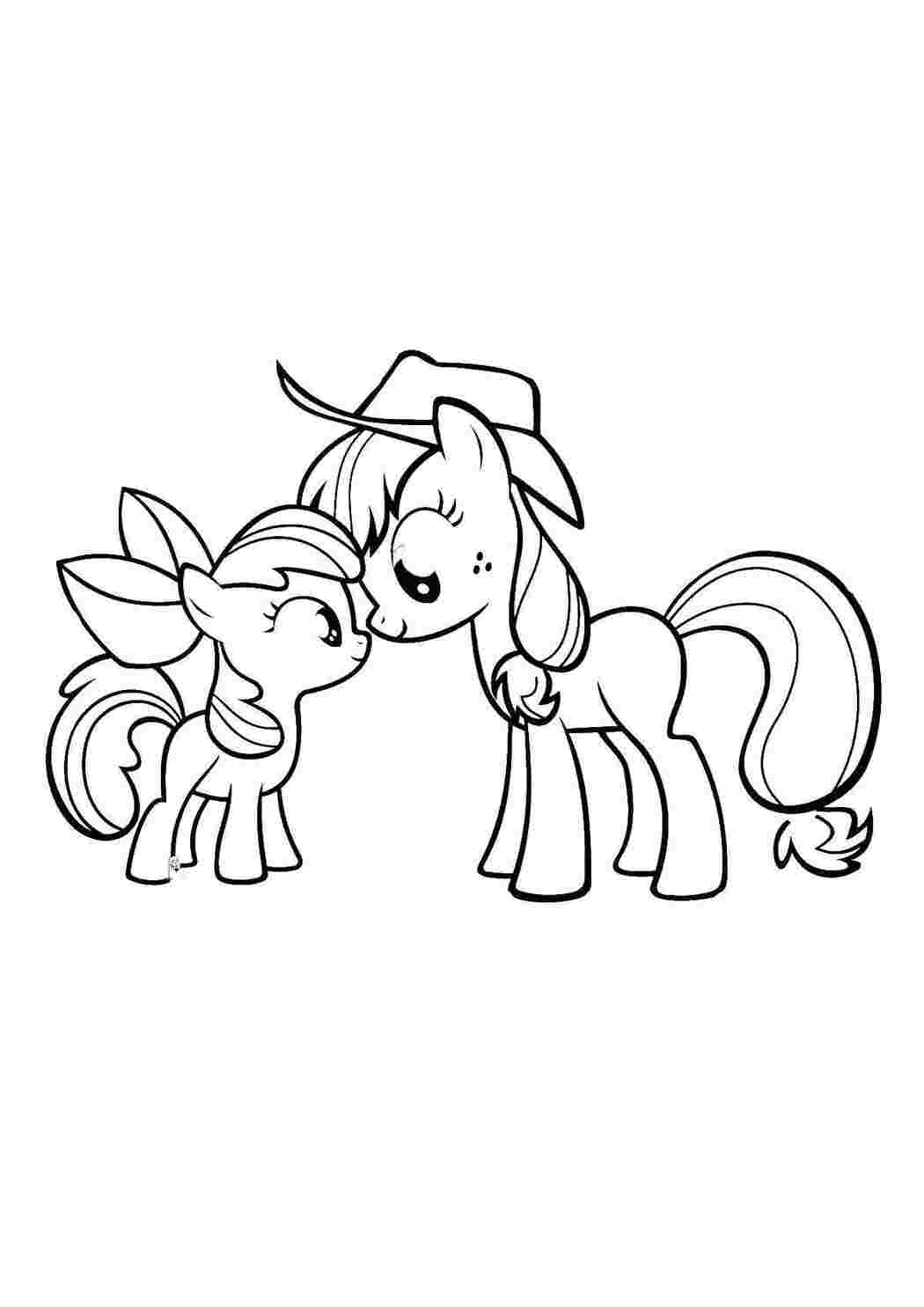 Раскраска Пні з My Little Pony