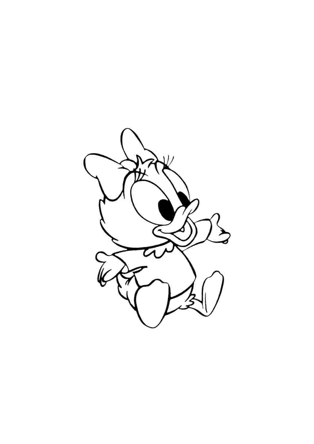 Раскраска Гарні розмальовки Ковбой Дональд Дак