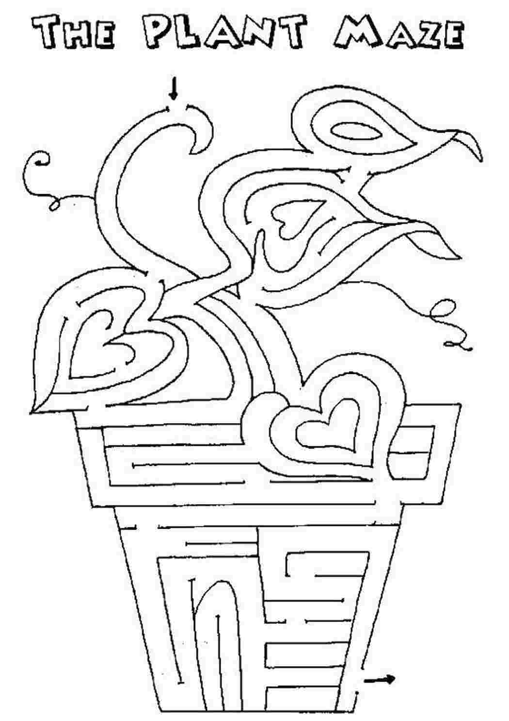 Раскраска Лабіринт