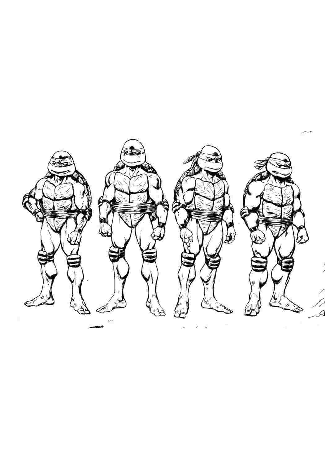 Раскраска Черепашки ніндзя
