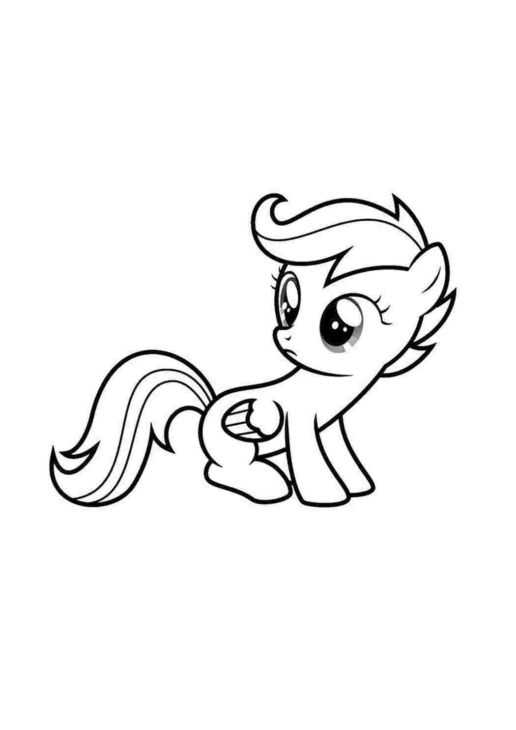 Раскраска Пні з My Little Pony
