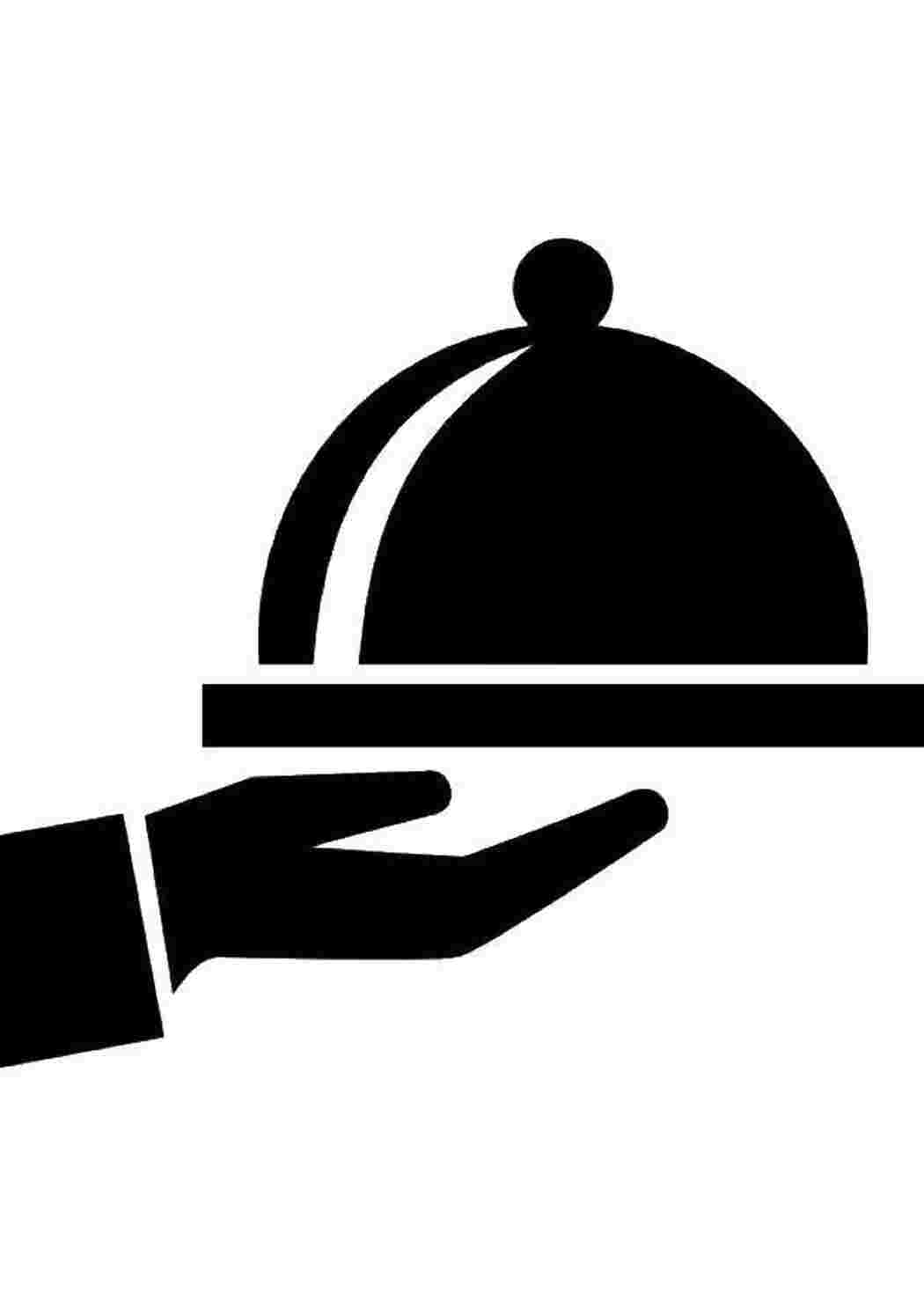 Раскраска Контур їжі