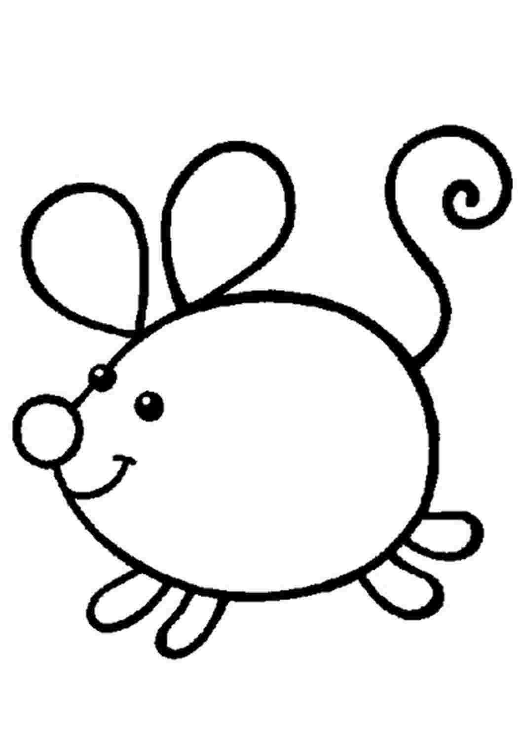 Раскраска Розфарбунки для дівчаток 3 роки