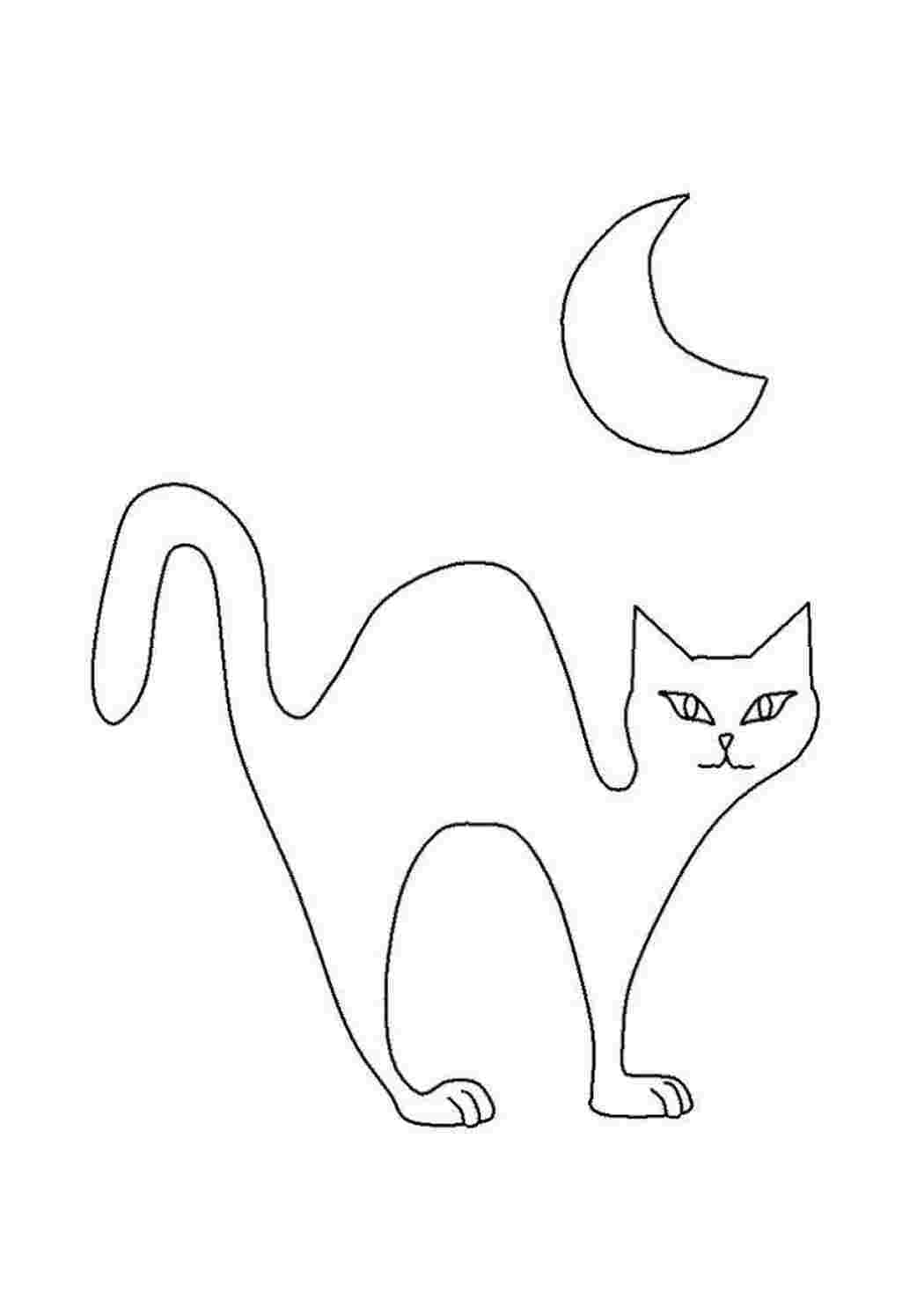 Раскраска Малюнок кота