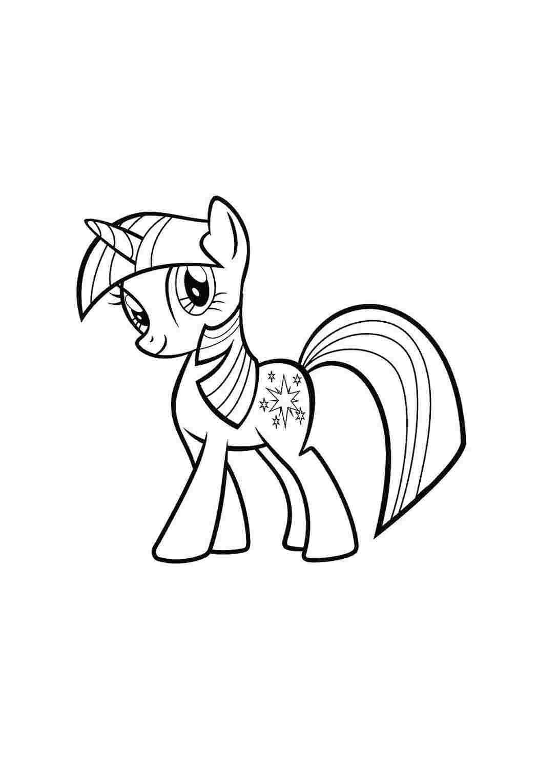 Раскраска Пні з My Little Pony