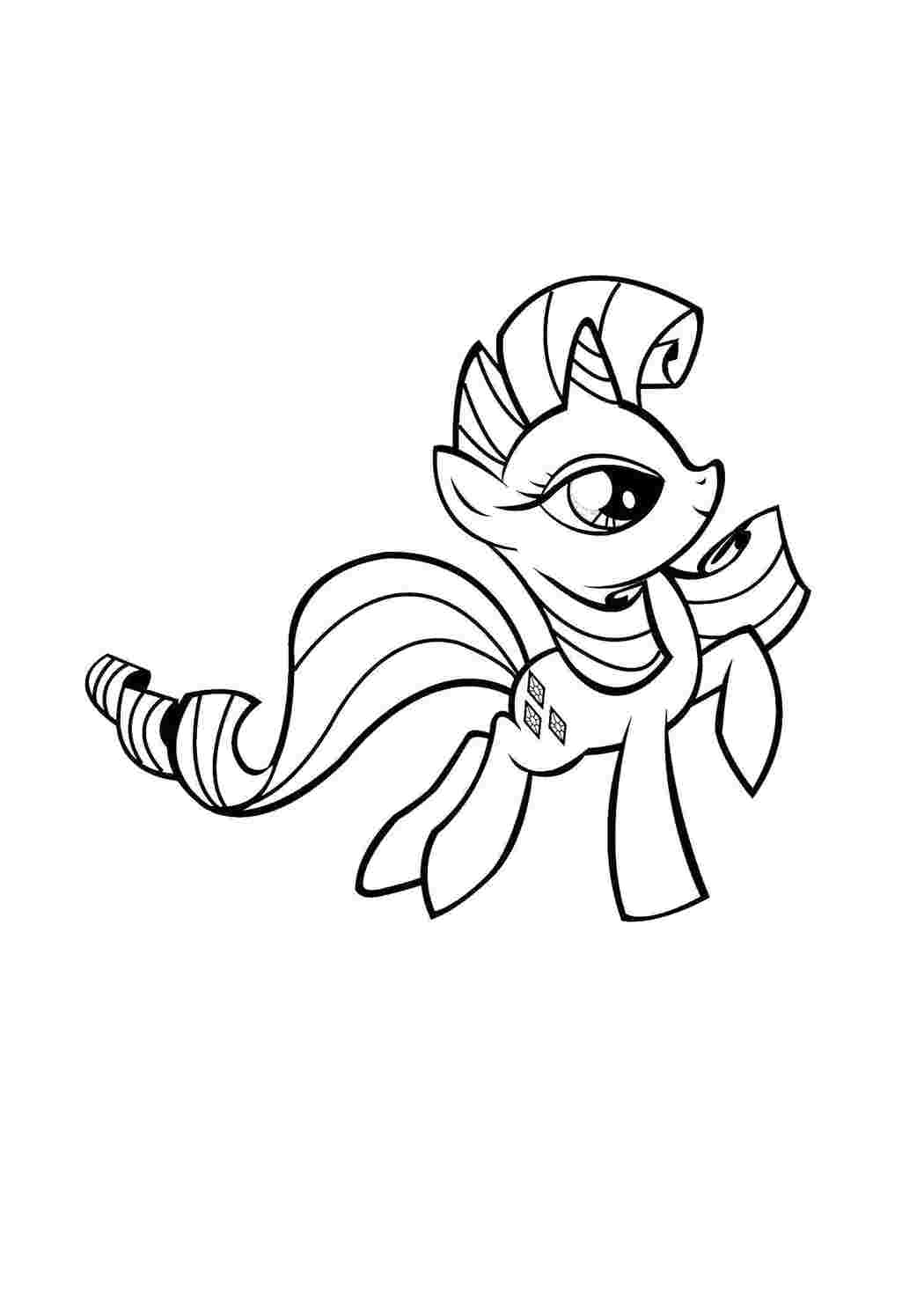 Раскраска Пні з My Little Pony