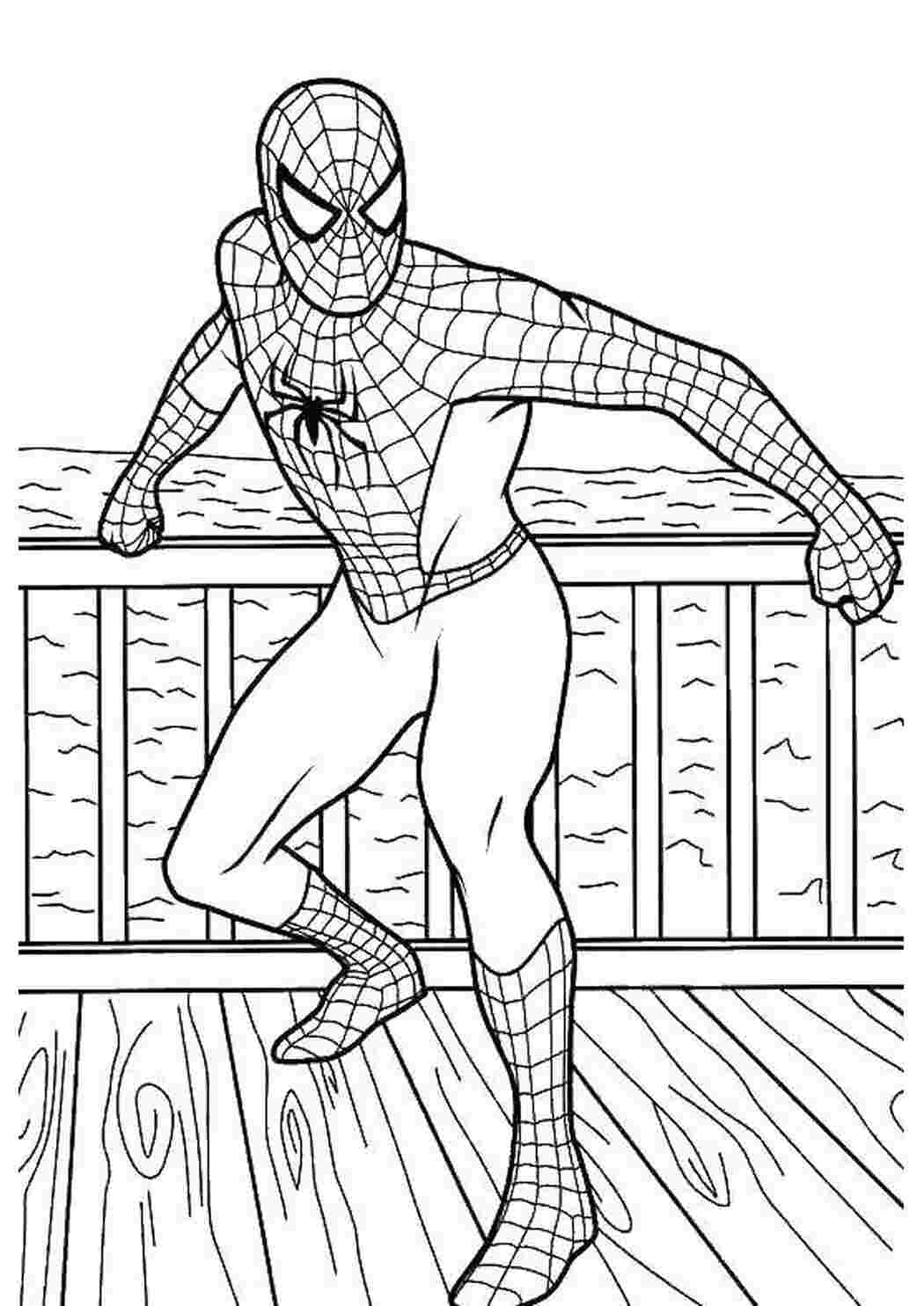 Раскраска Людина павук